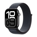 Apple Apple Watch 10 42mm Aluminium Jet Black case with Ink Sport Loop Band