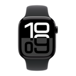 Apple Apple Watch 10 42mm Aluminium Jet Black case with Black Sport Band S/M