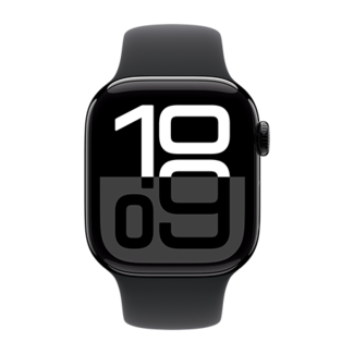 Apple Apple Watch 10 42mm Aluminium Jet Black case with Black Sport Band S/M