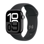 Apple Apple Watch 10 42mm Aluminium Jet Black case with Black Sport Band S/M