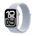 Apple Apple Watch 10 42mm Aluminium Silver case with Blue Cloud Sport Loop Band