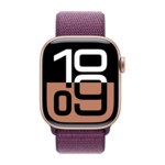 Apple Apple Watch 10 42mm Aluminium Rose Gold case with Plum Sport Loop Band