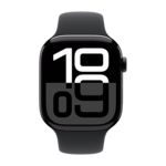 Apple Apple Watch 10 46mm Aluminium Jet Black case with Black Sport Band M/L