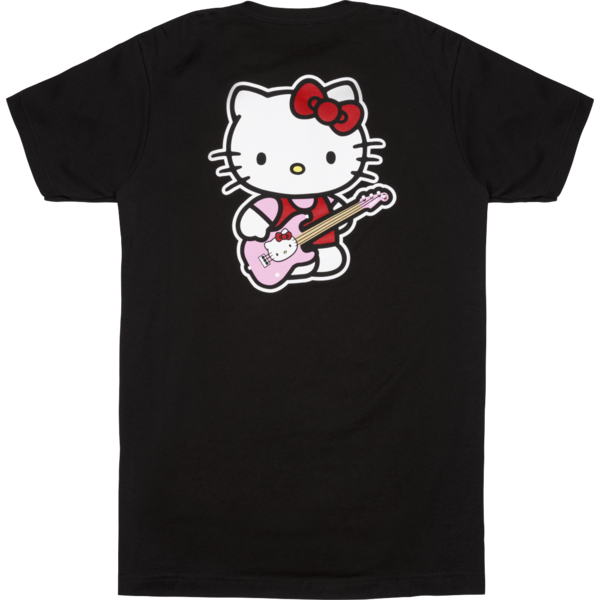 Fender Fender® x Hello Kitty® Back Logo Tee, Black, M