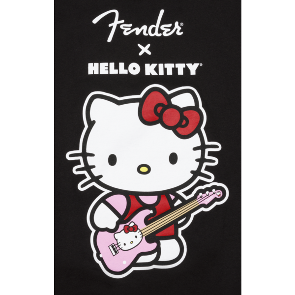 Fender Fender® x Hello Kitty® Front Logo Tee, Black, M