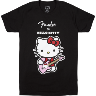 Fender Fender® x Hello Kitty® Front Logo Tee, Black, S
