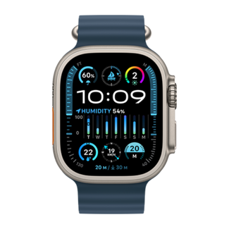 Apple Apple Watch Ultra 2 49mm Titanium case with Blue Ocean Band