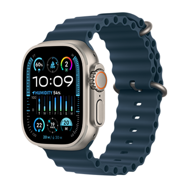 Apple Apple Watch Ultra 2 49mm Titanium case with Blue Ocean Band