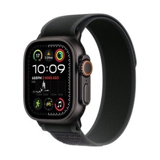 Apple *Apple Watch Ultra 2 49mm Titanium Black case with Black Trail Loop Band M/L