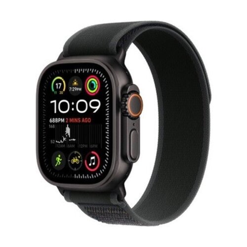 Apple *Apple Watch Ultra 2 49mm Titanium Black case with Black Trail Loop Band M/L