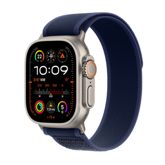 Apple Apple Watch Ultra 2 49mm Titanium Natural case with Blue Trail Loop Band M/L