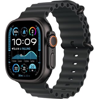 Apple Apple Watch Ultra 2 49mm Titanium Black case with Black Ocean Band