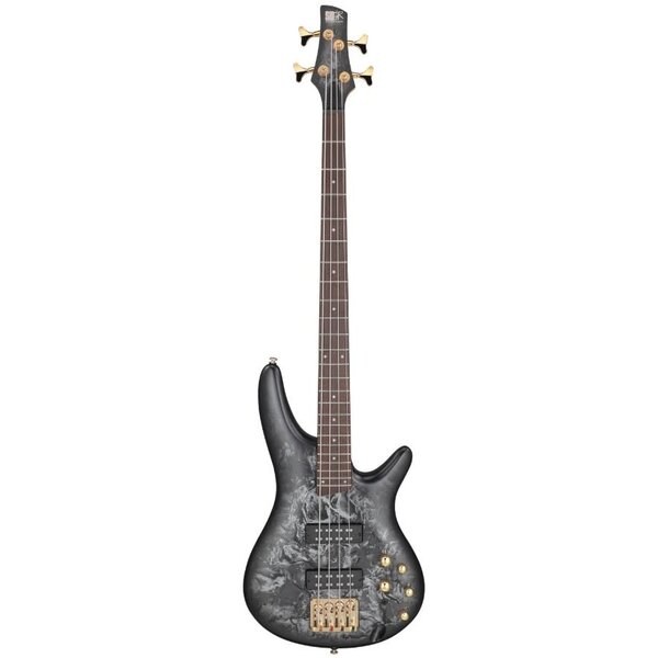 Ibanez Ibanez SR Standard Electric Bass Black Ice Frozen Matte