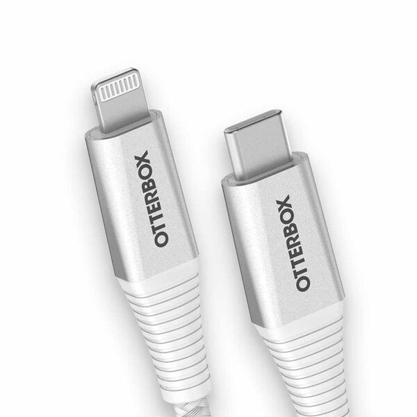 Otterbox Otterbox 30W USB-C GAN Premium Pro Wall Charger w/200cm USB-C to Lightning Braided Cable White