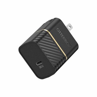 Otterbox ** OtterBox Premium Fast Charge Wall Charger USB-C Power Delivery GaN 30W Black Shimmer