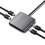 Satechi Satechi 4-Port USB-C Hub with PD Adapter Space Grey