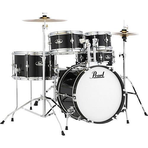 Pearl Pearl Roadshow 5-Piece Drum Kit Jet Black