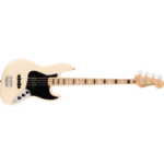 Fender Affinity Series® Active Jazz Bass®, Maple Fingerboard, Black Pickguard, Olympic White