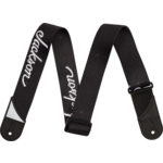 Jackson Jackson® White Logo Strap, Black, 2"