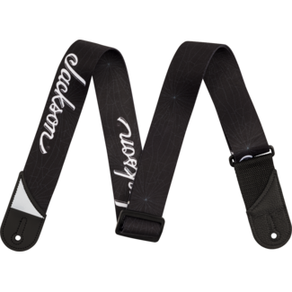 Jackson Jackson® White Logo Strap, Black, 2"