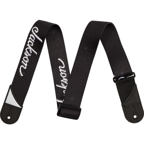 Jackson Jackson® White Logo Strap, Black, 2"