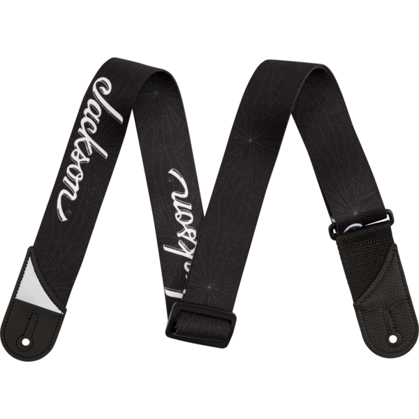 Jackson Jackson® White Logo Strap, Black, 2"