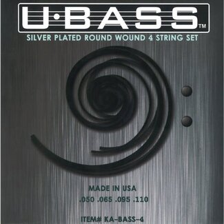 Kala Kala Silver Plated Round Wound U-Bass Strings