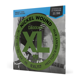 D'Addario D'Addario Nickel Wound Electric Guitar Strings 11-56