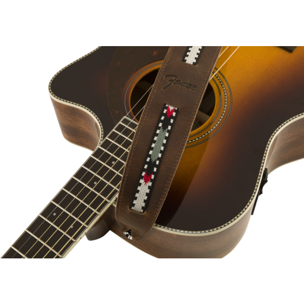 Fender Fender Paramount Acoustic Leather Strap Brown