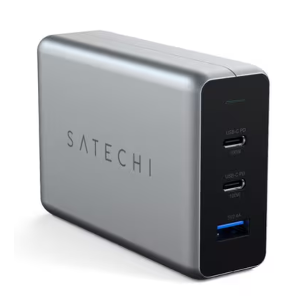 Satechi Satechi Charger 100W Type-C PD GaN Compact Space Grey