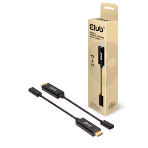 Club3D HDMI to USB-C 4K60Hz Active Adapter Male/Female Black