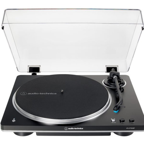 Audio Technica Audio-Technica AT-LP70XBT-BS Belt Drive Turntable - Black/Silver
