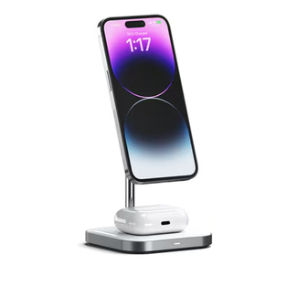 Satechi Satechi Aluminum 2-in-1 Magnetic Qi Wireless Charging Stand Space Grey