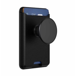 Popsockets PopSockets Softgoods PopWallet+ for MagSafe with Adapter Black
