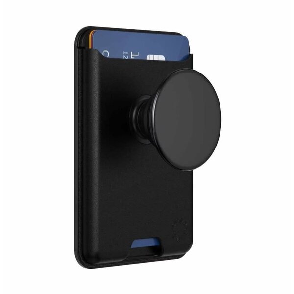 Popsockets PopSockets Softgoods PopWallet+ for MagSafe with Adapter Black