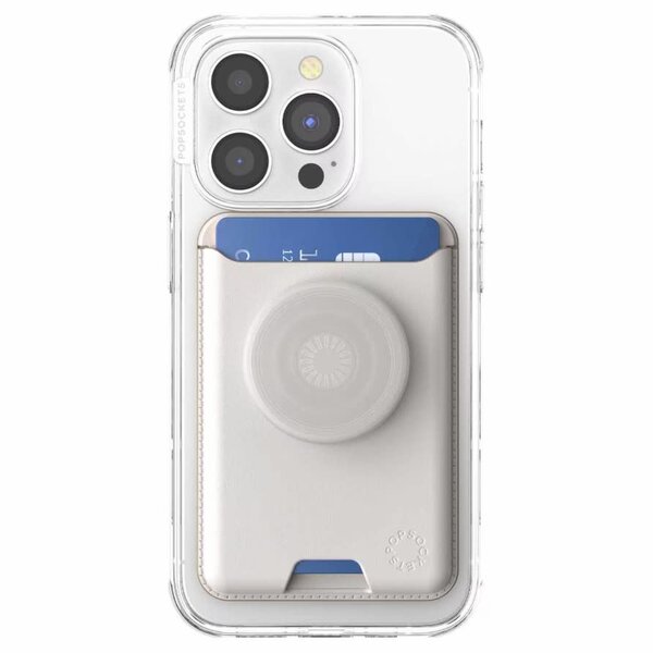 Popsockets PopSockets Softgoods PopWallet+ for MagSafe with Adapter Horchata