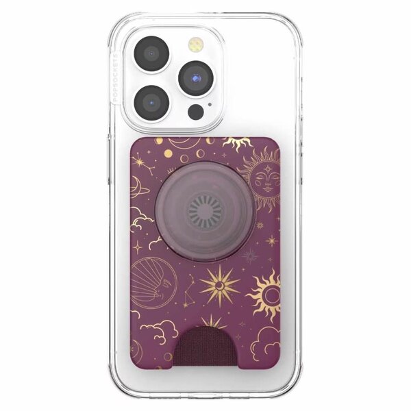 Popsockets PopSockets PopWallet+ For MagSafe with Adapter Celestial Mauve