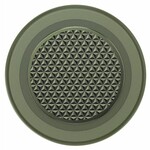 Popsockets PopSockets PopGrip for MagSafe Round with Adapter Ring Triangle Knurled Olive