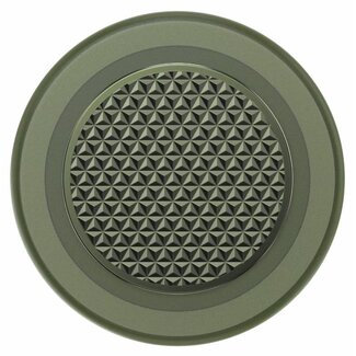 Popsockets PopSockets PopGrip for MagSafe Round with Adapter Ring Triangle Knurled Olive