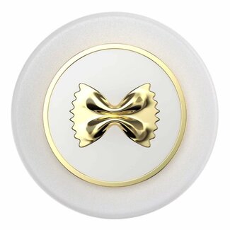Popsockets PopSockets PopGrip for MagSafe Round with Adapter Ring Enamel Pasta