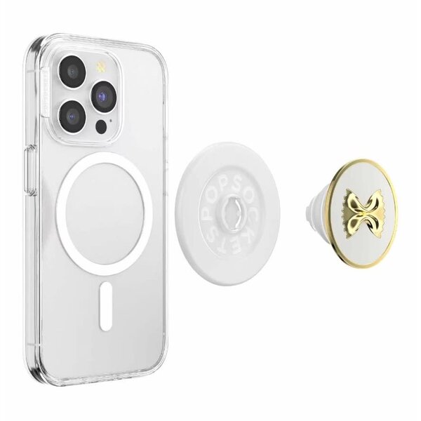 Popsockets PopSockets PopGrip for MagSafe Round with Adapter Ring Enamel Pasta