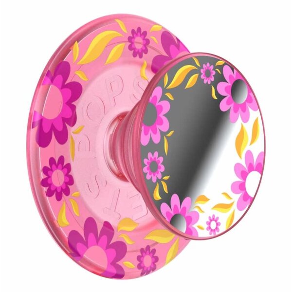 Popsockets PopSockets PopGrip for MagSafe Round with Adapter Ring Pink Relief