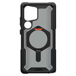 Urban Armor Gear UAG Plasma XTE Rugged Kickstand Case w/Magnet Black/Orange for Samsung Galaxy S25 Ultra