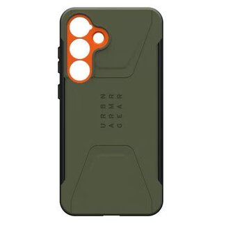 Urban Armor Gear UAG Civilian Pro Rugged Case Olive Drab/Orange for Samsung Galaxy S25+