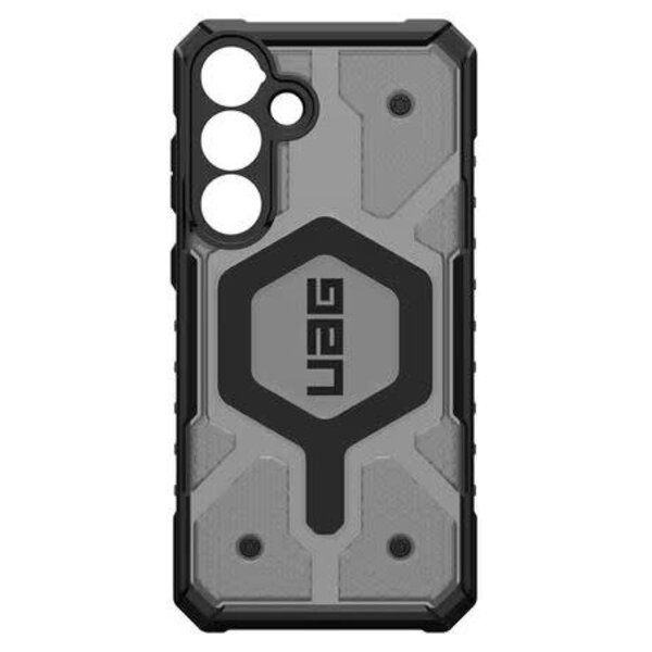 Urban Armor Gear UAG Pathfinder Clear Rugged Case w/Magnet Ash for Samsung Galaxy S25+