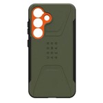 Urban Armor Gear UAG Civilian Pro Rugged Case w/Magnet Olive Drab/Orange for Samsung Galaxy S25