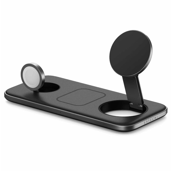 Satechi Satechi Qi2 Travel Trio Wireless Charging Pad Space Gray