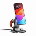Satechi Satechi 3-In-1 Foldable Qi2 Wireless Charging Stand Space Grey