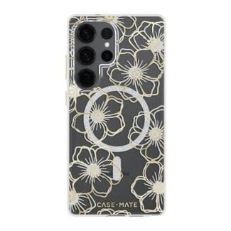 CaseMate Samsung Galaxy S25 Ultra Case-Mate Floral Gems Case w/Magnets Gold