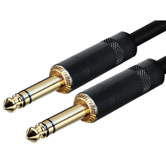 Digiflex Cable Digiflex 15' Performance Black Gold TRS to TRS